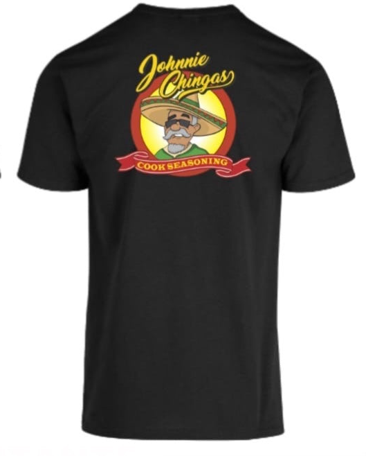   ジョングク　ロゴバッジ　Teeピートブラック S即日 Johnnie Chingas Black T-Shirt