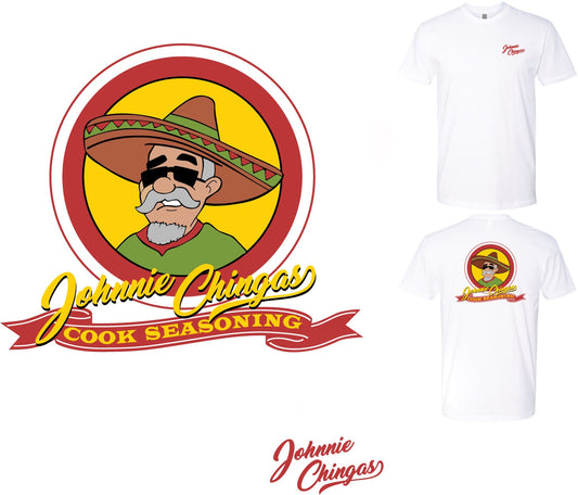 Johnnie Chingas White T-Shirt